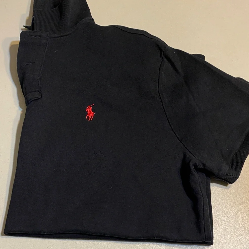 Polo by Ralph Lauren Black Polo with Red Pony Embroidery - Picture 5 of 5